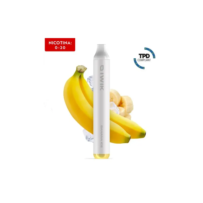 Banana Ice - Iwik - Pod Usa E Getta - 2 ml - Nicotina 20 Mg