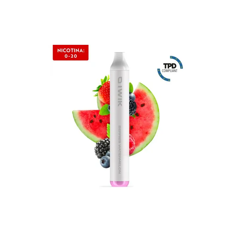 Berries Watermelon - Iwik - Pod Usa E Getta - 2 ml - Nicotina 20 Mg