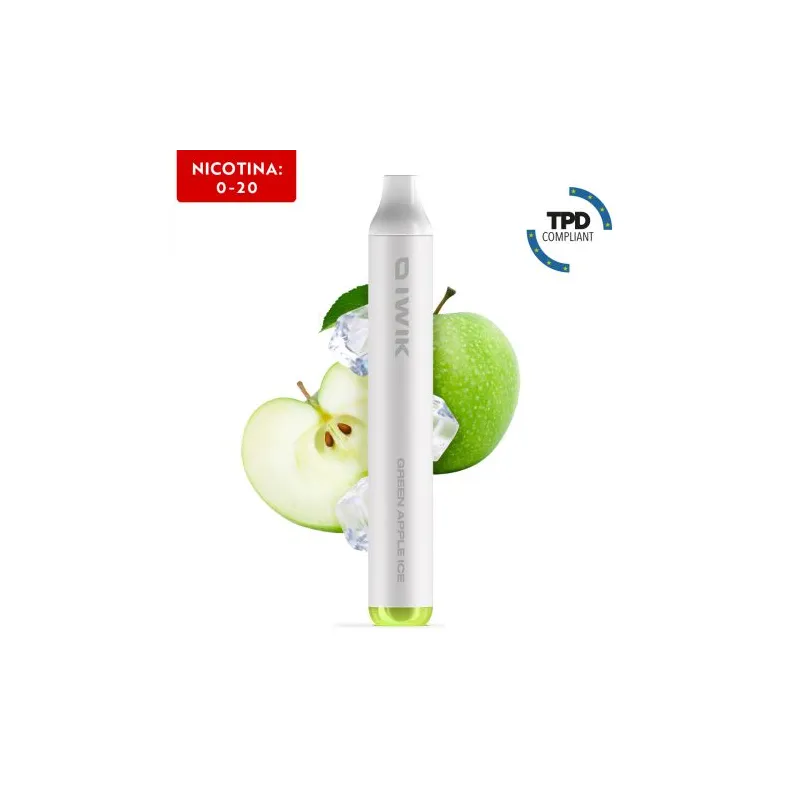 Green Apple Ice - Iwik - Pod Usa E Getta - 2 ml - Nicotina 20 Mg