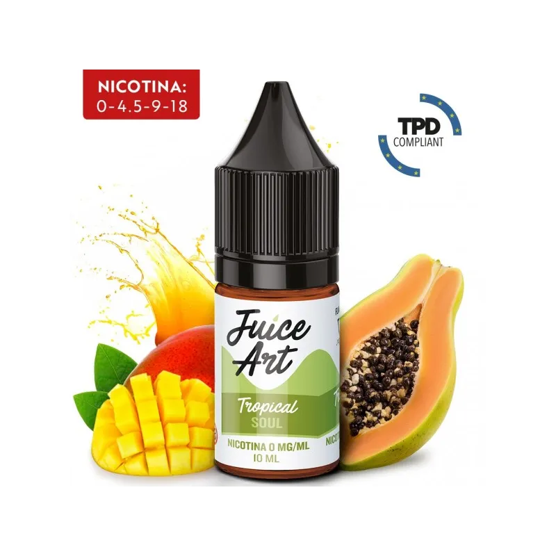 Juice Art - Tropical Soul - Flavoured By Suprem-E - 10ml