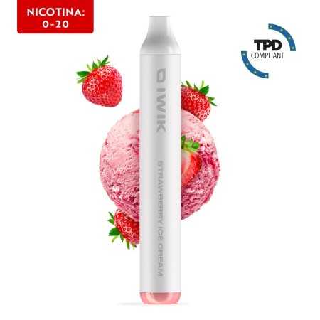 Strawberry Ice Cream - Iwik - Pod Usa E Getta - 2 ml - Nicotina 20 Mg