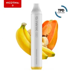 Banana Papaya - Usa E Getta - Iwik Max - 6,5 ml - Nicotina 0 Mg -2500 Puff-(Tpd It)