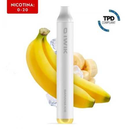 Banana Ice - Iwik - Pod Usa E Getta - 2 ml - Nicotina 0 mg