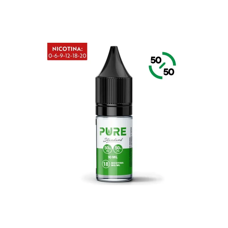 E-Liquid Base Neutra - Pure 50/50 - 10 ml - Nicotina 20 Mg -  (Tpd It)