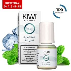 E-Liquid Glacial - Kiwi Vapor - 10 ml - Nicotina 0 Mg