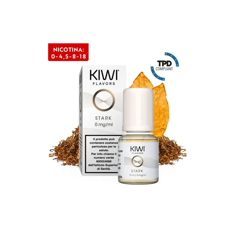 E-Liquid Stark - Kiwi Vapor - 10 ml - Nicotina 0 Mg