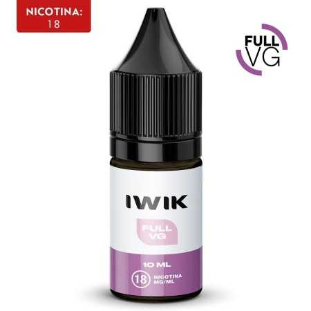 E-Liquid Full Vg - Iwik - 10ml - Nicotina 18mg - TPD IT