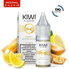 E-Liquid Zesty - Kiwi Vapor - 10 ml - Nicotina 0 Mg