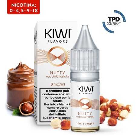 E-Liquid Nutty - Kiwi Vapor - 10 ml - Nicotina 0 Mg