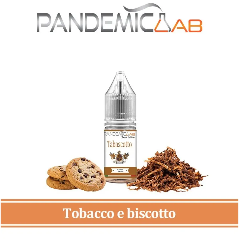 Aroma Concentrato Pandemic Lab – Tabascotto – Tobacco & Cookie – 10ml