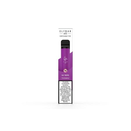 Elf Bar 600 Disposable Pod Mod - Elf Berg - 20Mg/ml