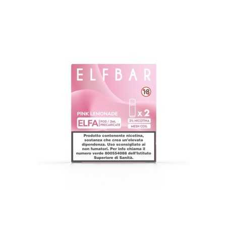 Elf Bar Elfa - Pink Lemonade - Pod Usa E Getta - 2 Pezzi - 20Mg