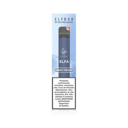 Elf Bar Elfa Kit + Pod Cream Tobacco - 20Mg