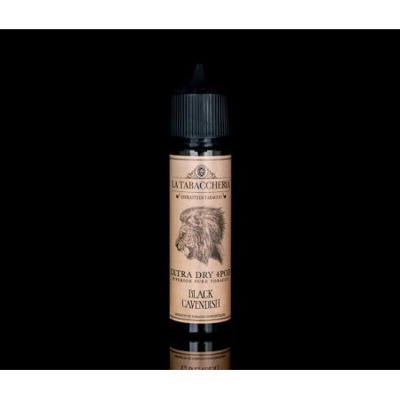 La Tabaccheria - Black Cavendish Extra Dry 4Pod Original White Aroma - 20ml Shot Series