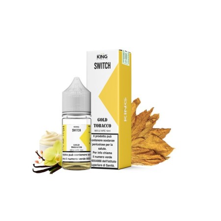 SWITCH GOLD TOBACCO - MIX&VAPE 10+10 ML - KING LIQUID