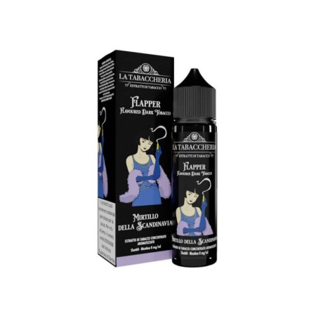 La Tabaccheria - Mirtillo Della Scandinavia Flapper Juice Tobacco - Extra Dry 4Pod - Aroma 20ml