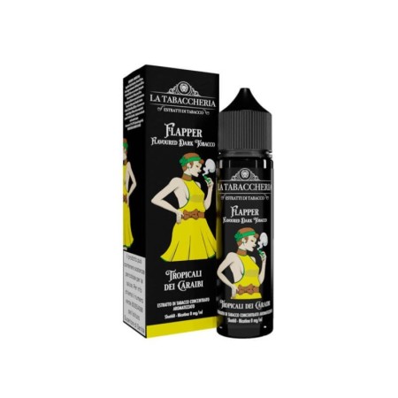 La Tabaccheria - Tropicali Dei Caraibi Flapper Juice Tobacco - Extra Dry 4Pod - Aroma 20ml