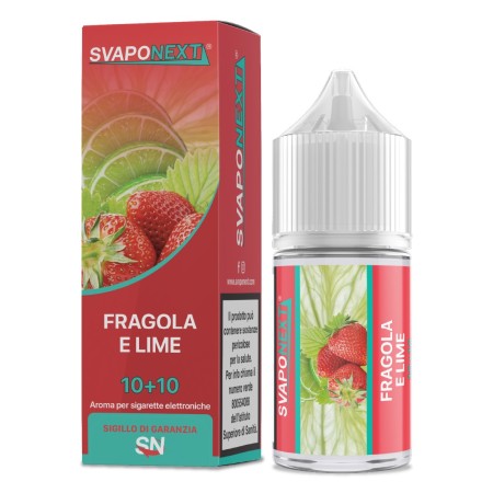 Svaponext - Fragola E Lime - 10ml Minishot Per 20ml