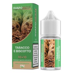 Svaponext - Tabacco E Biscotto - 10ml Minishot Per 20ml