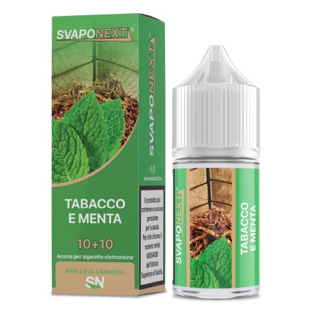 Svaponext - Mr.Tobacco - Tabacco E Menta - 10ml Minishot Per 20ml