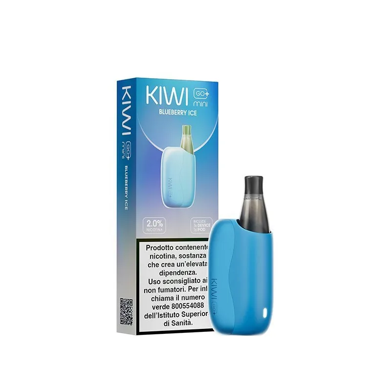 mini kiwi sigaretta elettronica KIWI GO+ Mini Starter Kit - Blueberry Ice