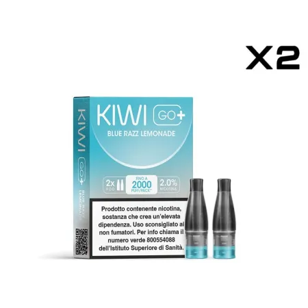 KIWI GO+ Pod - Blue Razz Lemonade - KIWI VAPOR