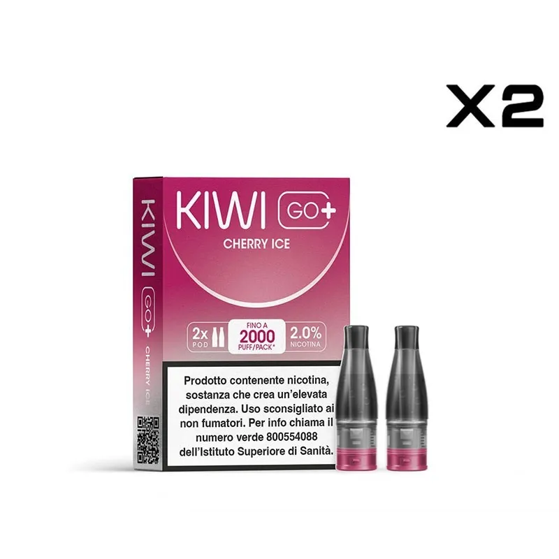 KIWI GO+ Pod - Cherry Ice - KIWI VAPOR Tabacchi 20 mg