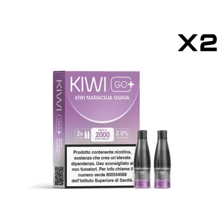 KIWI GO+ Pod - Kiwi Maracuja Guava Kiwi - KIWI VAPOR