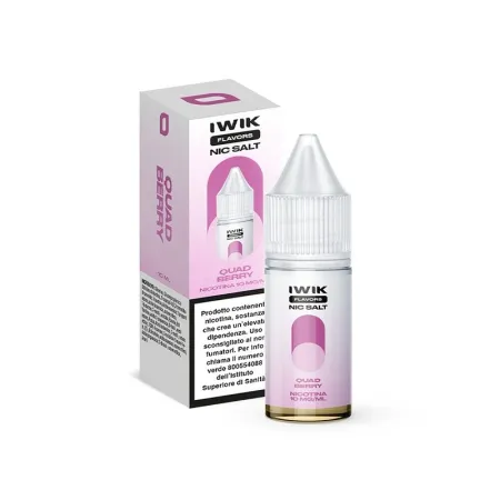 E-Liquid Iwik – Quad Berry - Sali Di Nicotina 10ml