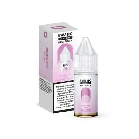 E-Liquid Iwik – Grape Ice - Sali Di Nicotina 10ml