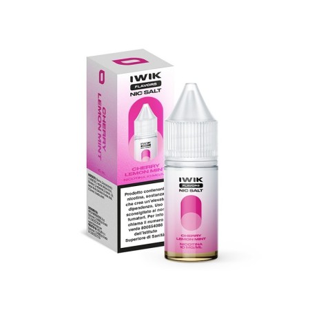E-Liquid Iwik – Cherry Lemon Mint - Sali Di Nicotina 10ml
