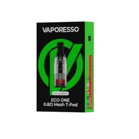Eco One - 4Pz Pod Di Ricambio T-Pod (Versione 2ml) - Vaporesso