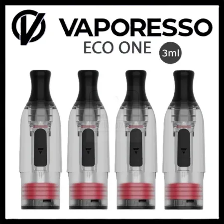 Eco One - 4Pz Pod Di Ricambio T-Pod ( Versione 3ml) - Vaporesso