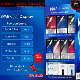 KIWI SPARK 2 PROMO CON ESPOSITORE ( PREORDER 25 MAGGIO )